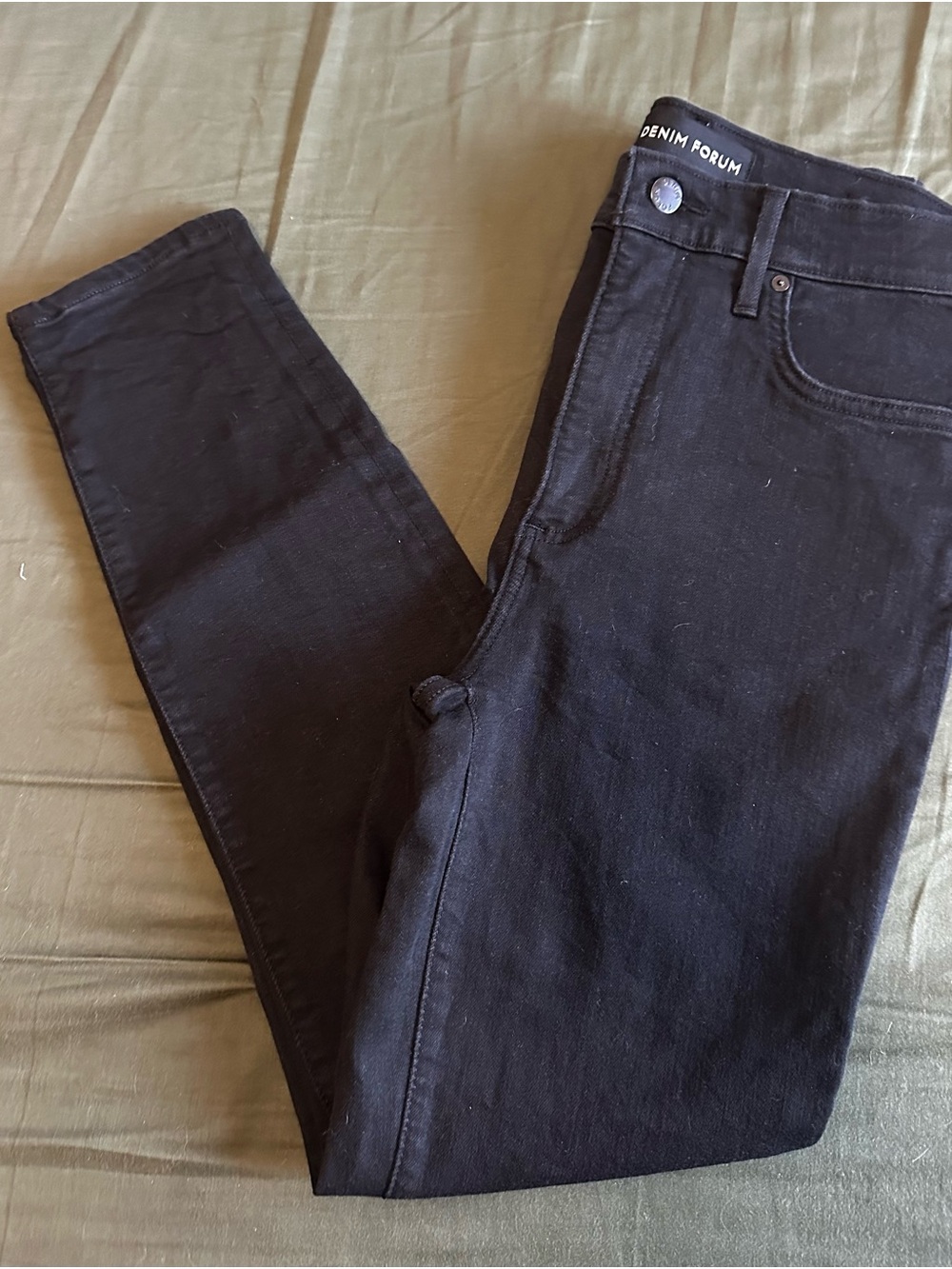 Denim Forum Women’s Black Skinny Jeans